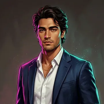 Retrato de Paolo Buenaventura, um personagem de AI