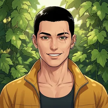 Retrato de Pascual Ponce, um personagem de AI