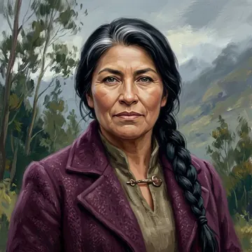Portrait of Patricia Couto, an AI character