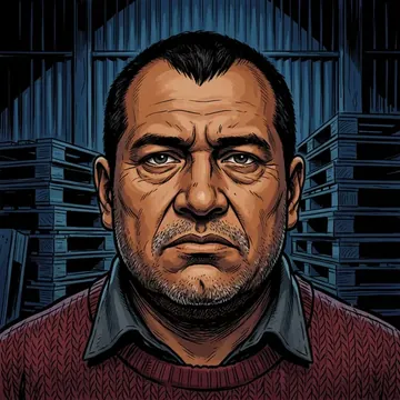 Retrato de Patricio Aragon, um personagem de AI