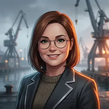 Retrato de Pauliina Lorentzen, un personaje AI