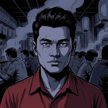 Portrait of Pedring De Mesa, an AI character