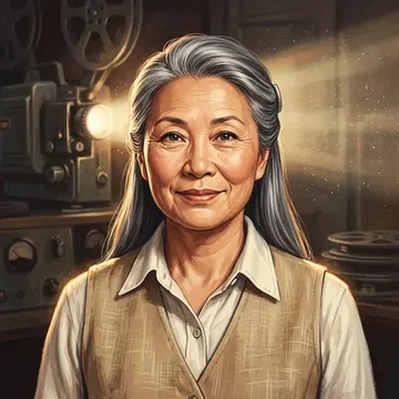 Portret postaci AI o imieniu Peishan Bao