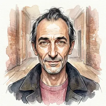 Portret postaci AI o imieniu Petar Batic