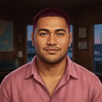 Retrato de Pita Manoa, un personaje AI