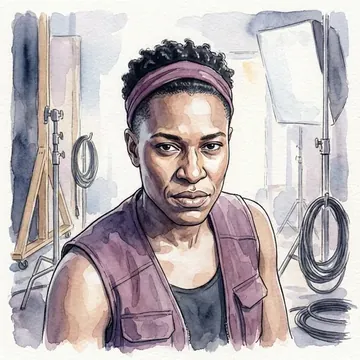 Ritratto di Poku Obeng, un personaggio AI