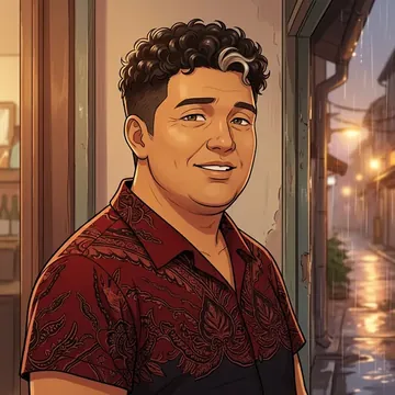 Ritratto di Pranata Hartono, un personaggio AI