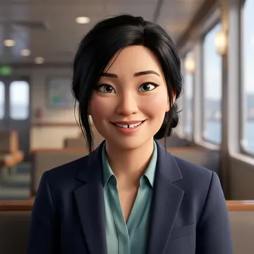 Porträt von Pui Yiu, einem AI-Charakter