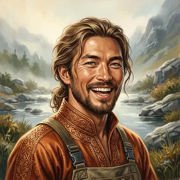 Portret postaci AI o imieniu Qiyan Qiao-Lan