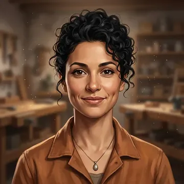 Ritratto di Rachel Laurens, un personaggio AI