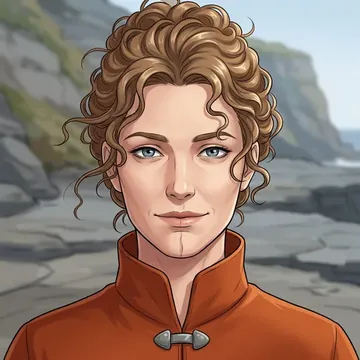 Portrait of Raelis Zeal-de-Void, an AI character