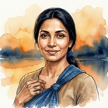 Portrait of Raghu Manivannan, an AI character