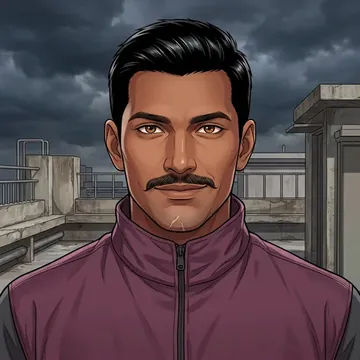 Portrait of Rakesh Pasupuleti, an AI character
