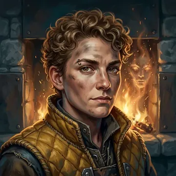 Portrait of Rakt Krug, an AI character