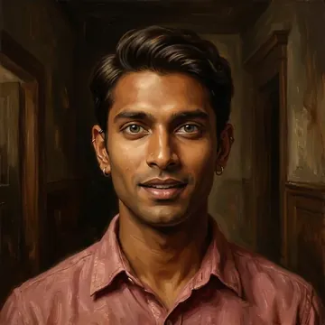 Ritratto di Ranveer Pillai, un personaggio AI