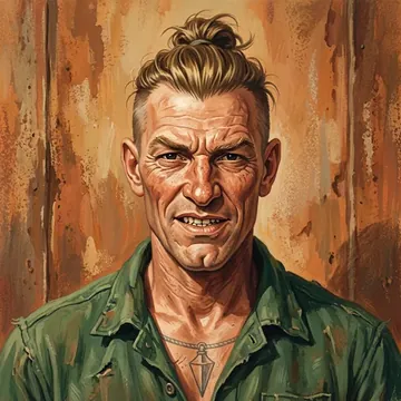 Portret postaci AI o imieniu Ravellan Vandermeer