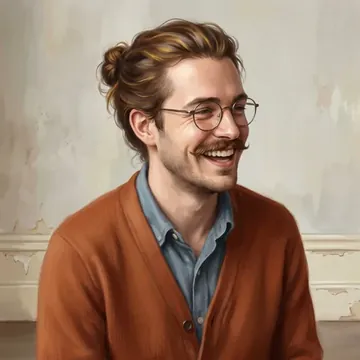 Portrait of Reese Forutan, an AI character