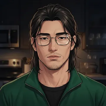 Retrato de Reiji Onishi, un personaje AI