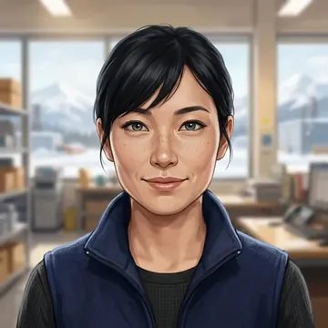 Reika Okubo का पोर्ट्रेट, एक AI कैरेक्टर