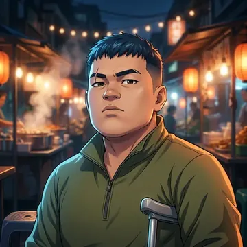 Portrait of Rembulan Hastomo, an AI character