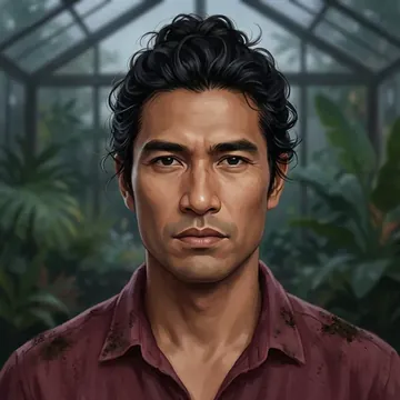 Ritratto di Reza Suryadi, un personaggio AI