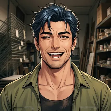 Portrait of Rifki Sutanto, an AI character