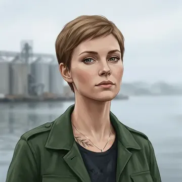 Ritratto di Riku Engman, un personaggio AI