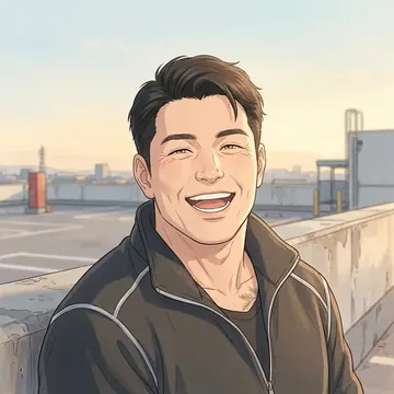 Portrait of Riku Koga, an AI character
