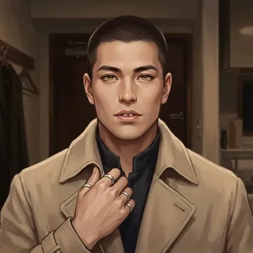 Ritratto di Rikuto Morita, un personaggio AI