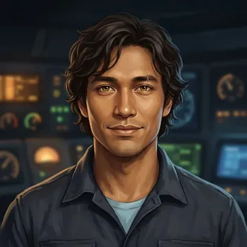 Portrait of Rizal Sastrowardoyo, an AI character