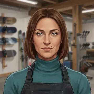 Portrait of Rochelle Channing, an AI character