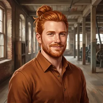 Retrato de Roderick Appleton, um personagem de AI