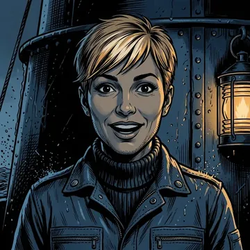 Portret postaci AI o imieniu Roisin Pellegrino