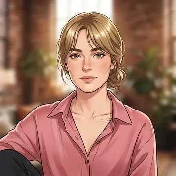 Portrait of Roos Fankhauser, an AI character