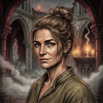 Porträt von Rosalia Vento, einem AI-Charakter