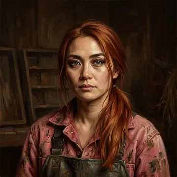 Retrato de Rowena Ellsworth, un personaje AI