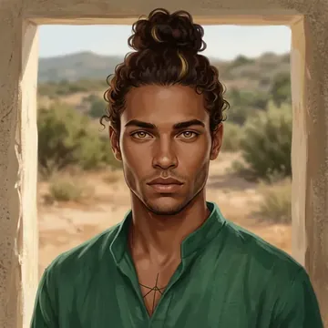 Portret postaci AI o imieniu Rui Montenegro