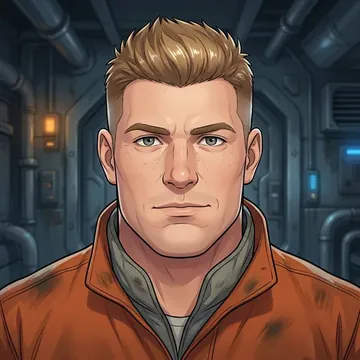 Portrait du personnage AI Rykor Wolfshelm