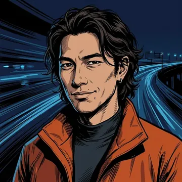 Portrait of Ryota Hamada, an AI character