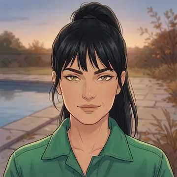 Portrait of Sabah Ziadeh, an AI character