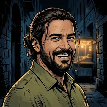 Portrait of Sabino Barreto, an AI character