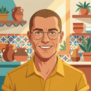 Portret postaci AI o imieniu Salomón Escobar