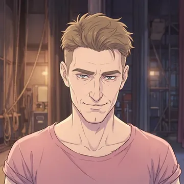 Portrait of Salomón Hurtado, an AI character