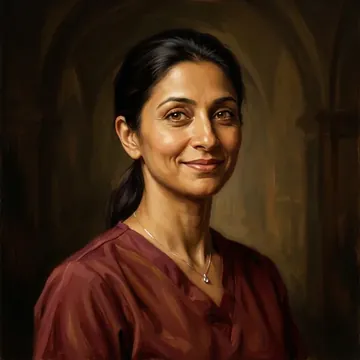 Ritratto di Saloni Mallick, un personaggio AI