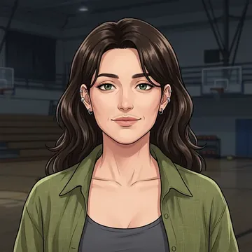 Portrait of Salwa Sarraf, an AI character