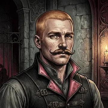 Ritratto di Sarkis Vesperian, un personaggio AI