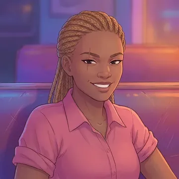 Portrait of Savannah Fletcher, an AI character