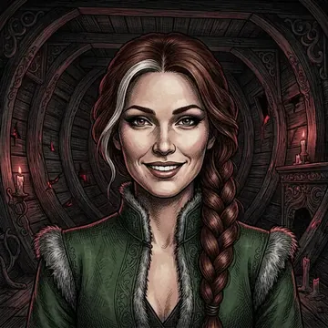 Retrato de Sedna Kovalevsky, un personaje AI