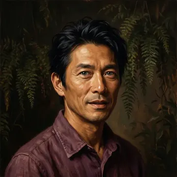 Retrato de Seiji Noda, un personaje AI