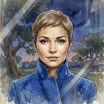 Porträt von Selyana Kruchin, einem AI-Charakter